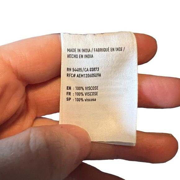 American eagle patterned maxi dress. Size XL - Picture 4 of 8